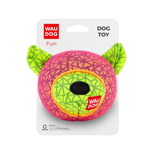 WAUDOG Fun Ведмідь іграшка для собак 12х11 см - рожева (4823089348636)