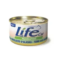 Lifecat Natural ВОЛОГИЙ КОРМ Супер-преміум коти (з тунцем та тріскою) 85 г 
