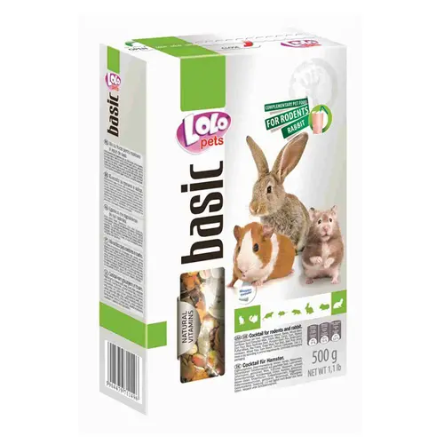 Lolopets Коктейль корм для хом'яків 500 г (5904479711496)