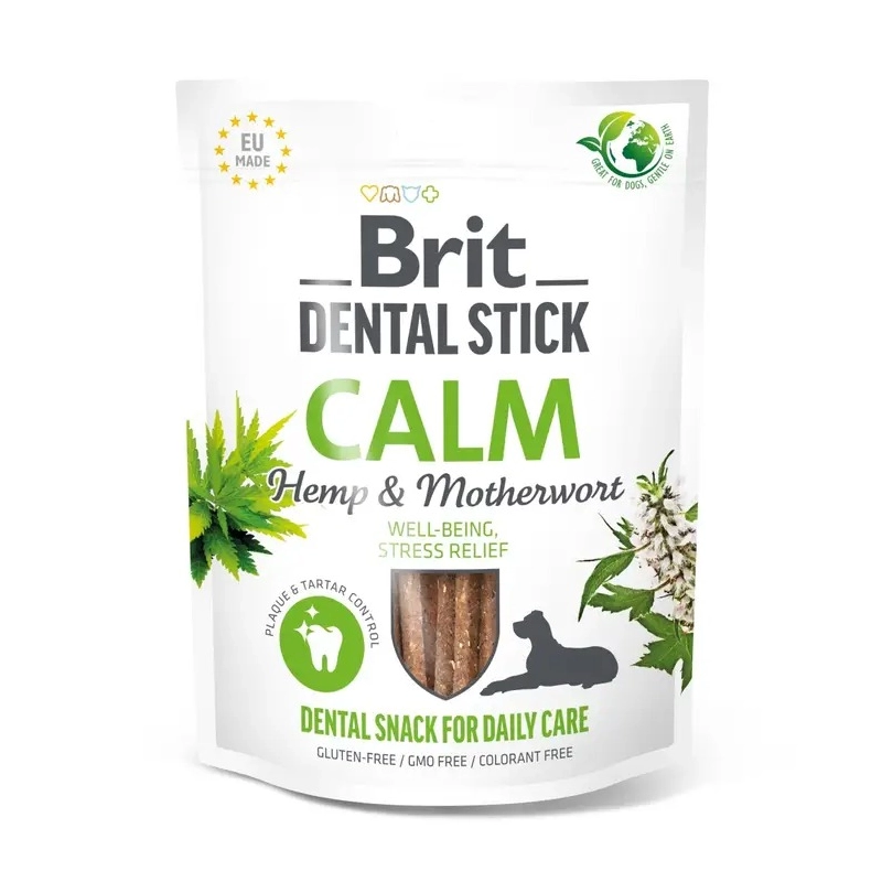 Brit Dental Stick Calm ЛАСОЩІ Супер-преміум собаки (заспокійливі) 251г 