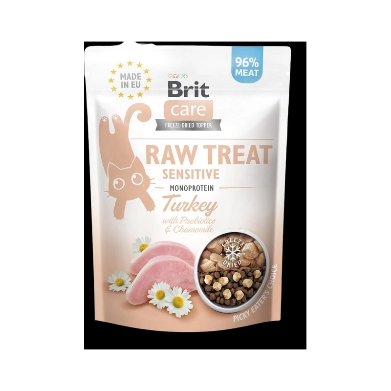 Brit Pro Treat Sensitive лакомство для кошек для чувствительного пищеварения 40 г - с индейкой (8595602569571) 