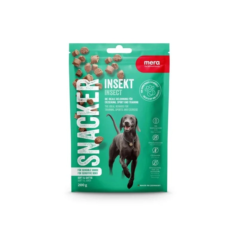 Mera Snacker Insekt ЛАСОЩІ Premium собаки (м'які снеки) 200 г 
