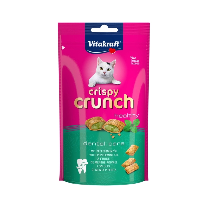 Vitakraft Crispy Crunch ЛАСОЩІ Premium коти (для догляду за зубами) 60 г 