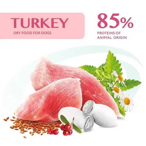 Optimeal ADULT Medium Breed СУХИЙ КОРМ Супер-преміум собаки середніх порід (з індичкою) 1.5 кг