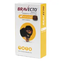 BraVecto таблетки для собак 112.5 мг/1 таблетка - від бліх і кліщів, 2-4.5 кг 
