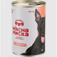 М'ясна Миска ШМАТОЧКИ М'ЯСНІ Економ собаки (асорті) 415 г 