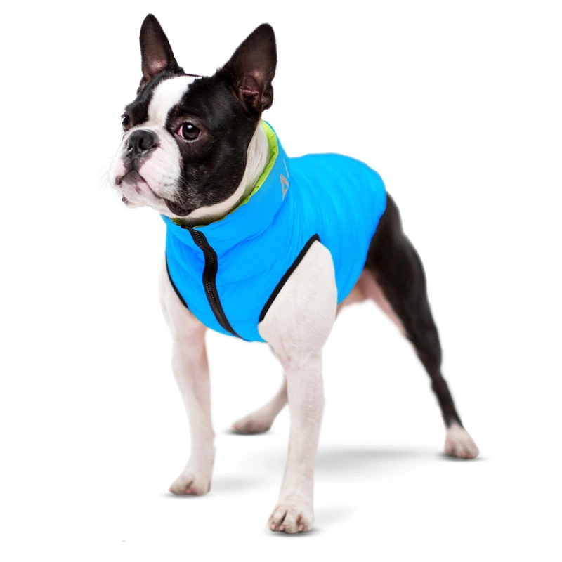 AiryVest куртка двостороння для собак XS 22 - салатово-блакитна (4823089304687)  - фото 1
