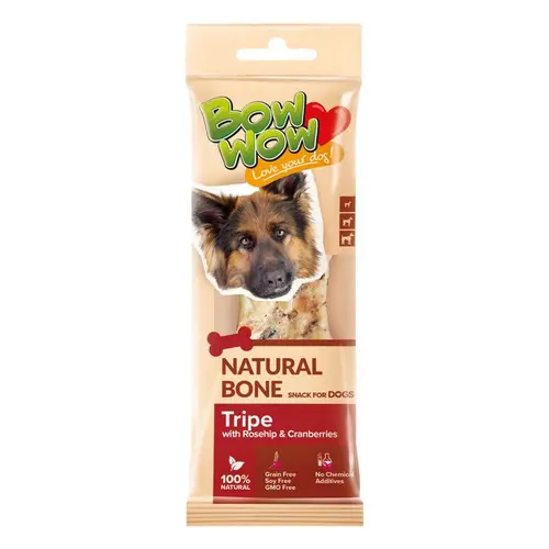 Bow wow Natural Bone ЛАСОЩІ Premium собаки (з рубцем) 24 г