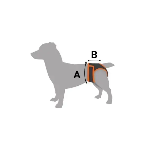 Bronzedog труси гігієнічні для собак L - сірі (2007033025244)