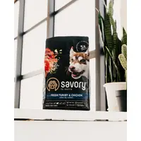Savory Puppy Large Breed Fresh Turkey & Chiken СУХИЙ КОРМ Холістік цуценята великих порід (індичка та курка) 3 кг  - фото 3
