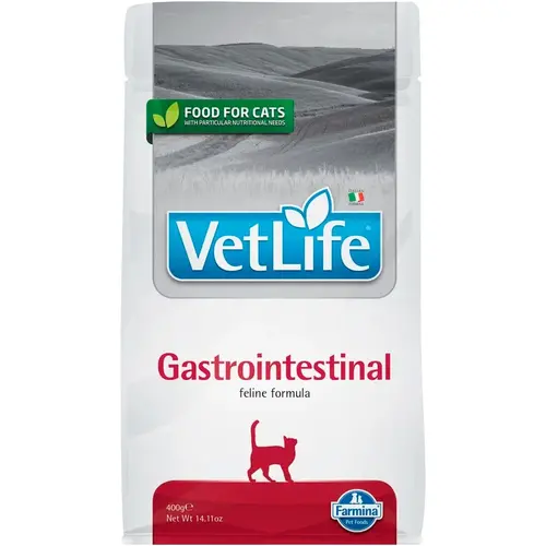 Farmina Vet Life Gastrointestinal сухий корм для котів при захворюваннях ШКТ 400 г - з куркою (8010276025197)