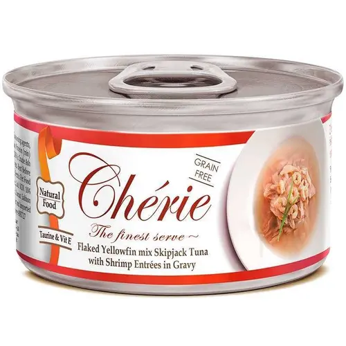 Cherie GF Signature Gravy ВОЛОГИЙ КОРМ Холістік коти (з жовтоперим тунцем та креветками) 80 г