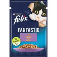 Felix Fantastic ВОЛОГИЙ КОРМ Економ коти (з ягням) 85 г  - фото 1