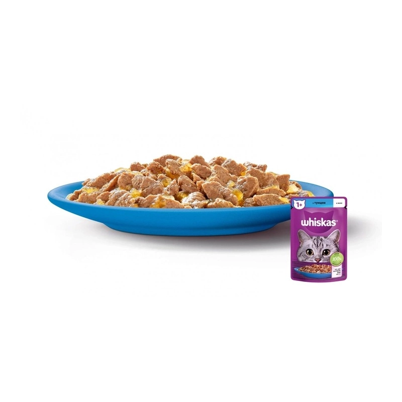 Whiskas ВОЛОГИЙ КОРМ Економ коти (з тунцем) 85 г  - фото 2