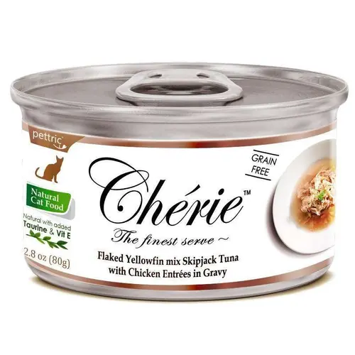 Cherie GF Signature Gravy ВОЛОГИЙ КОРМ Холістік коти (з жовтоперим тунцем та куркою) 80 г