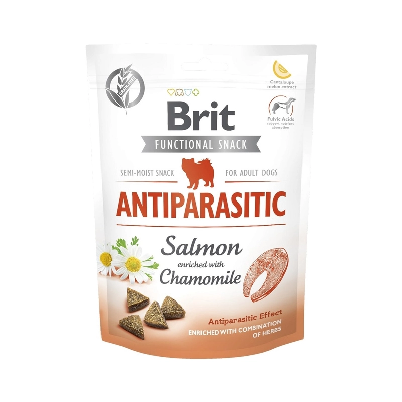 Brit Care Functional Antiparasitic лосось лакомство для собак 150 г (8595602540013) 