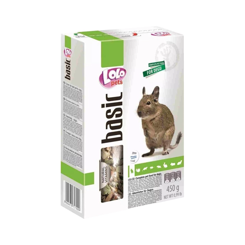 Lolopets корм для дегу 450 г (5904479717009) 
