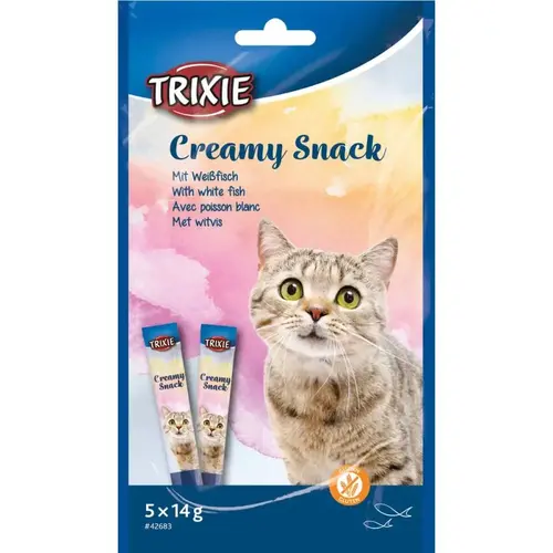 Trixie Creamy Snacks ЛАСОЩІ Економ коти (з білою рибою) 14 г