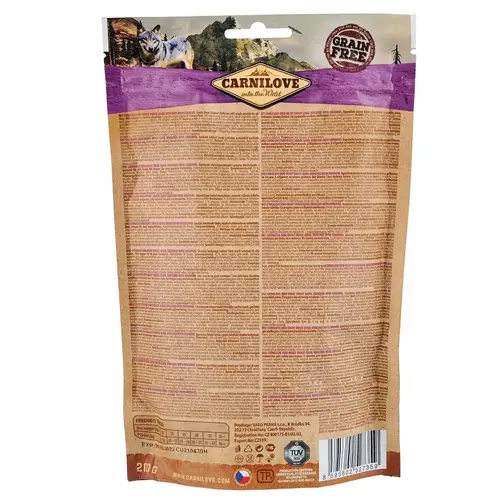 Carnilove GF Snack Quail&Oregano Soft Snack ЛАСОЩІ Холістік собаки (з перепелом та орегано) 200 г