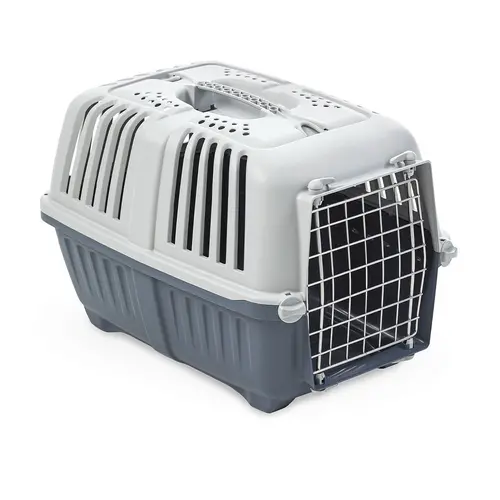 Pratiko 2 metal Dark blue переноска для собак і котів 55x36x36 см (8022967055109)