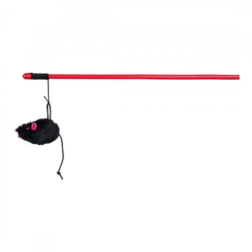 Trixie Миша на вудочці іграшка для котів 50 см - плюшева (4011905041056)