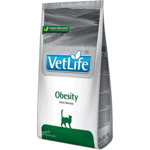 Farmina Vet Life Obesity сухий корм для котів для зниження зайвої ваги 400 г - з куркою (8010276025180)