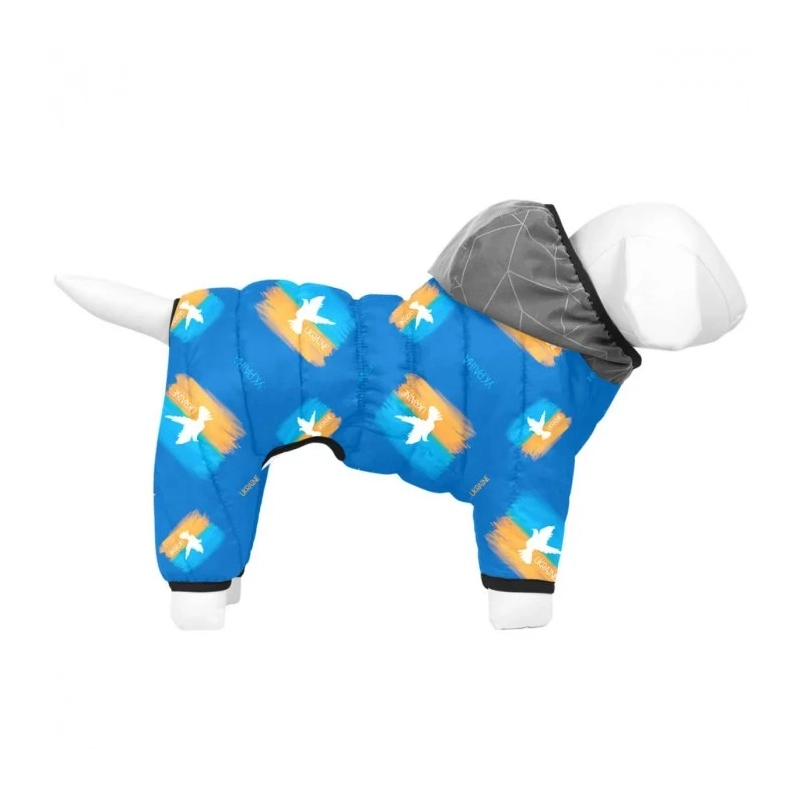 WAUDOG Clothes комбінезон для собак M 35 - з малюнком Прапор (4823089354682) 