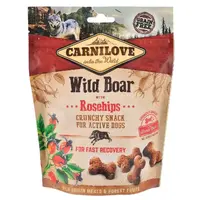 Ласощі для собак Carnilove Crunchy Snack з диким кабаном та шипшиною, 200 г (8595602527298) 