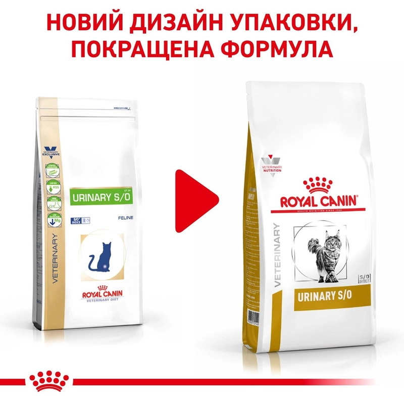 Royal Canin Urinary S/O сухий корм для котів при захворюваннях сечовивідних шляхів 400 г (3182550711043)  - фото 1