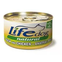 LifeDog Natural Duck with Chicken & Vegetables ВОЛОГИЙ КОРМ Супер-преміум собаки (з качкою, курячим філе та овочами) 90 г 