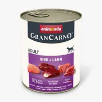 Animonda GranCarno ADULT Beef & Lamb вологий корм для собак 800 г - з яловичиною і ягнятиною (4017721827423) 