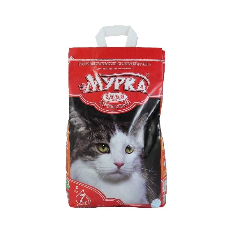 Мурка наповнювач для котячого туалету 5 кг - бентонітовий, великий (4820200570143) 