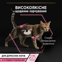 Purina Pro Plan Delicate Digestion Nutrisavour ВОЛОГИЙ КОРМ Холістік коти (з чутливим травленням) 85 г  - фото 1