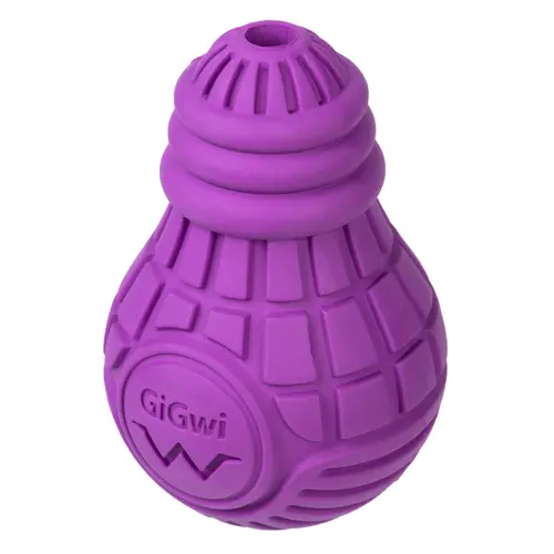 GiGwi Bulb Rubber Лампочка іграшка для собак 9х13 см - гумова, фіолетова (4823089352961)