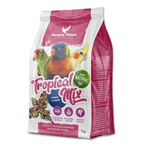 Perlyna Stepu Tropical Mix корм для тропічних папуг 1 кг (4820249830055)