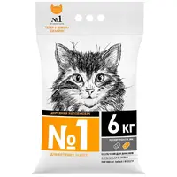 SuperCat деревний №1 наповнювач для котячого туалету 5 кг + 1 кг (4823089330068) 
