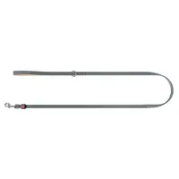 WAUDOG Classic повідець для котів та дрібних собак XS - шкіряний, сірий (4823089358789)  - фото 1