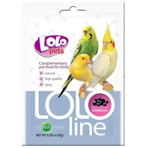 Lolo Pets вітаміни для папуг 8 г - з вугіллям (5904479720412)