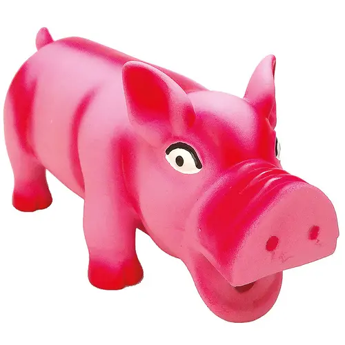 Tatrapet Toys Fun Свинка велика іграшка для собак 30 см - з пищалкою, латексна (8585027986275)