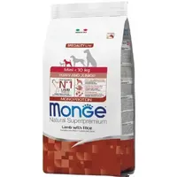 Monge MINI < 10 kg Puppy and Junior Lamb with Rice сухий корм для цуценят дрібних порід 800 г - з ягням та рисом (8009470011518) 