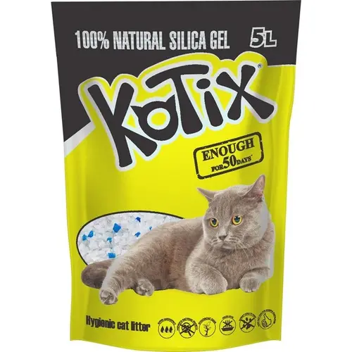KOTIX наповнювач для котячого туалету 5 л - силікагелевий (6930095837585)