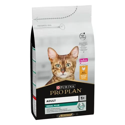 Purina Pro Plan Adult 1+ Renal Plus сухий корм для котів 1.5 кг - з куркою (7613036505956)