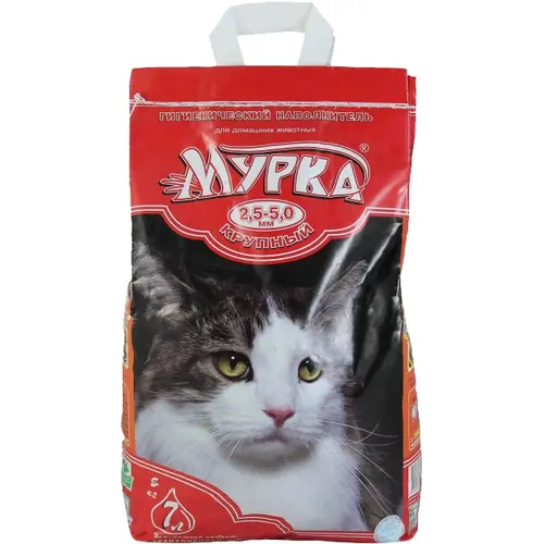 Мурка наповнювач для котячого туалету 5 кг - бентонітовий, великий (4820200570143)