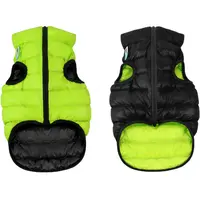 AiryVest куртка двостороння для собак М 47 - cалатово-чорна (4823089304649) 