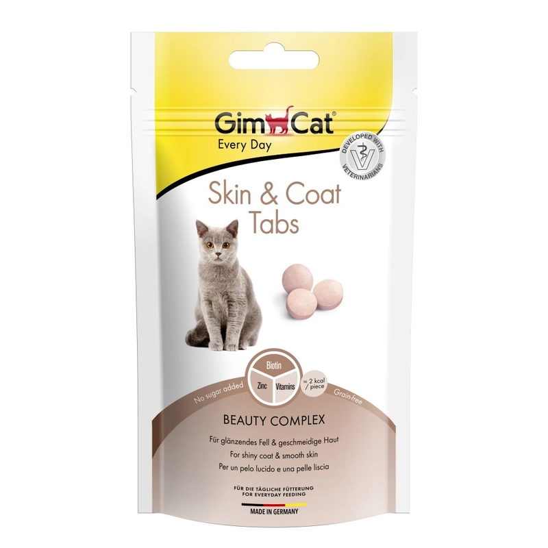 GimCat Every Day Skin&Coat таблетки для котів 40 г (4002064418711) 