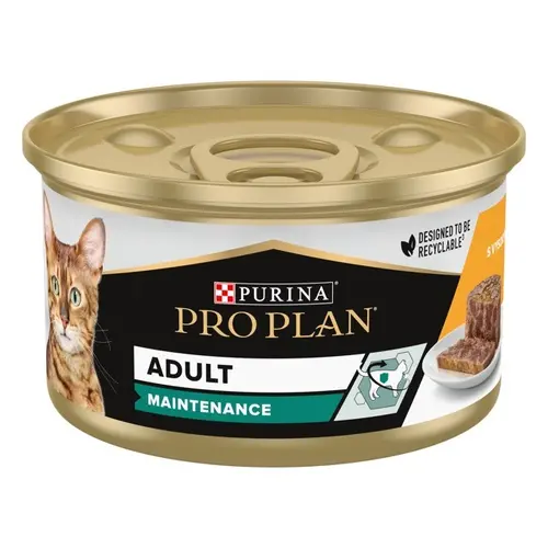 Purina Pro Plan Adult ВОЛОГИЙ КОРМ Холістік коти (з індичкою) 85 г