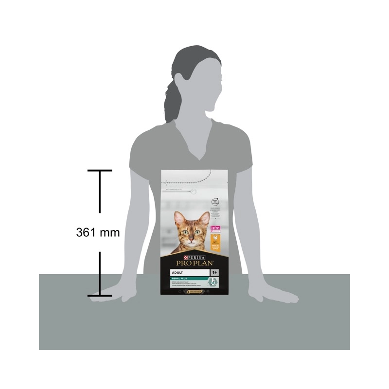Purina Pro Plan Adult 1+ Renal Plus сухий корм для котів 1.5 кг - з куркою (7613036505956)  - фото 6