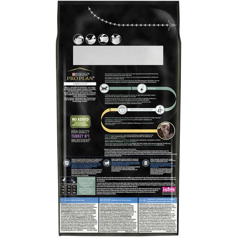 Purina Pro Plan LiveClear Senior СУХИЙ КОРМ Холістік коти (стерилізовані) 1.4 кг  - фото 8