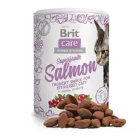 Brit Care Superfruits Salmon Crunchy Snack ЛАСОЩІ Супер-преміум коти (з лососем) 100 г  - фото 2