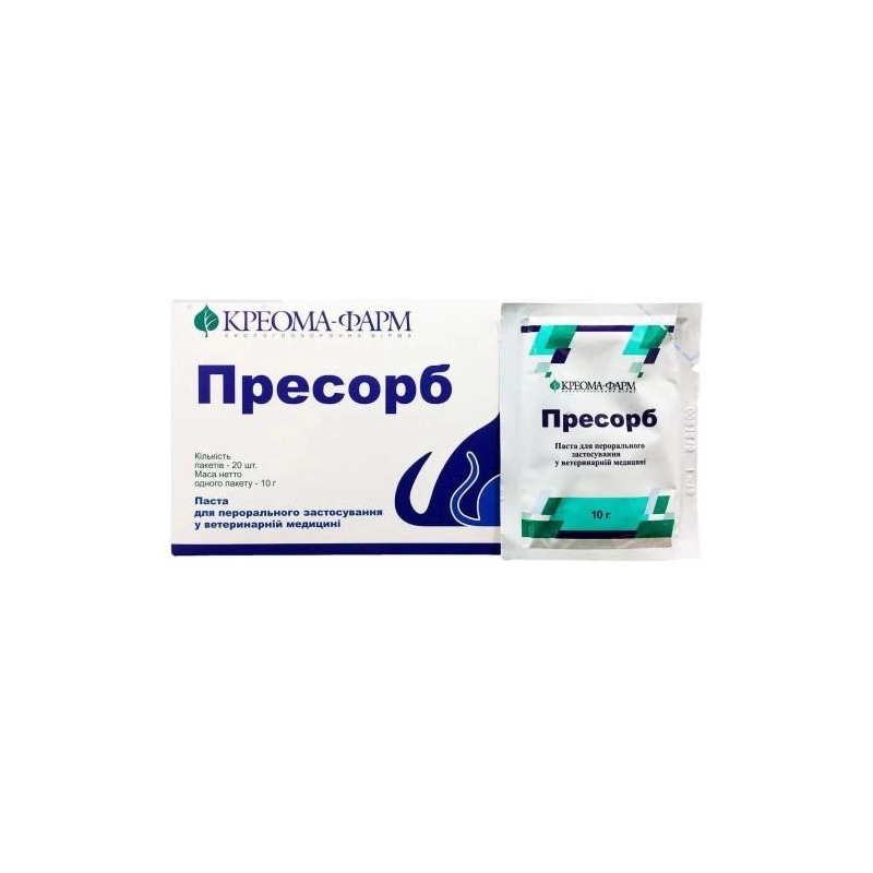 Пресорб гідрогель для собак та котів 10 г - адсорбент (4820004050865) 